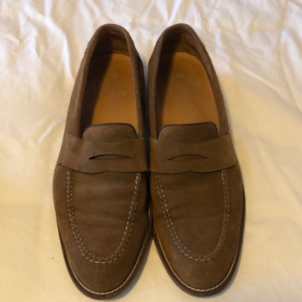 Alan Payne Mens suede loafers size 12 excellent condition